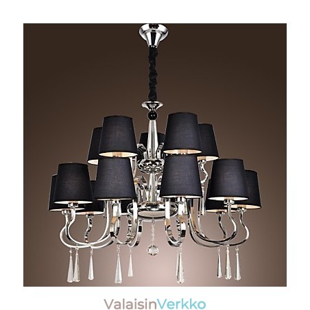 Moderni nykyaikainen perinteinen klassinen maalaismainen Lodge Vintage Country Island kromimetallikattokruunu Moderni nykyaikainen perinteinen klassinen maalaismainen Lodge Vintage Country Island kromimetallikattokruunu