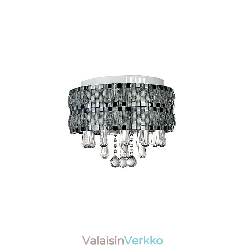 Graceful Crystal Flush Mount