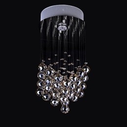 1 Light Kirkas valo K9 Crystal Kattokruunu Lamppu