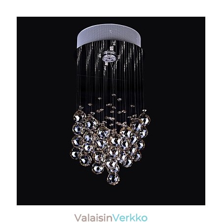 1 Light Kirkas valo K9 Crystal Kattokruunu Lamppu 1 Light Kirkas valo K9 Crystal Kattokruunu Lamppu