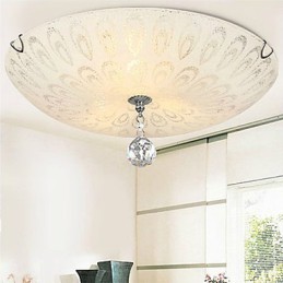 Moderni nykyaikainen Crystal Flush MountMakuuhuone