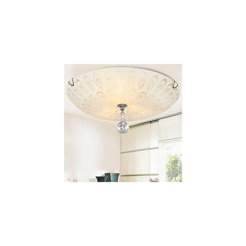 Moderni nykyaikainen Crystal Flush MountMakuuhuone