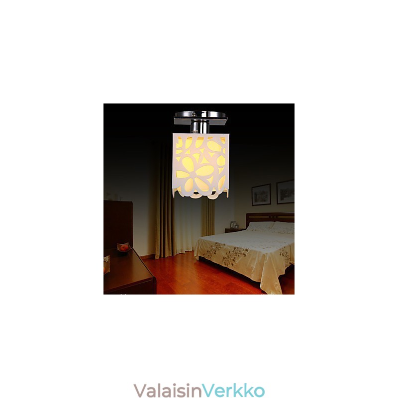 Rustic Lodge Mini Style Galvanoitu uppoasennusvalo