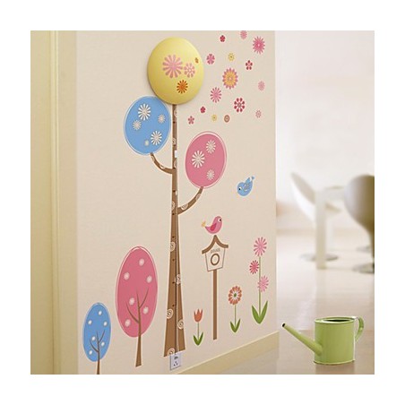 Creative 3D-taustapaperiseinävalaisin Moderni yövalo voi poistaa seinätarravalot