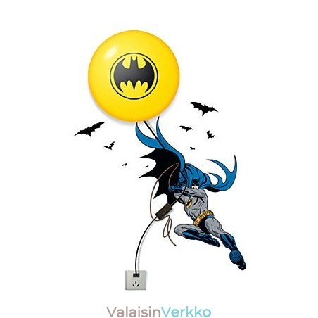 Luova muoti Batman-taustakuva Tee itse seinätikku Pieni yölamppu seinävalaisin Luova muoti Batman-taustakuva Tee itse seinätikku Pieni yölamppu seinävalaisin
