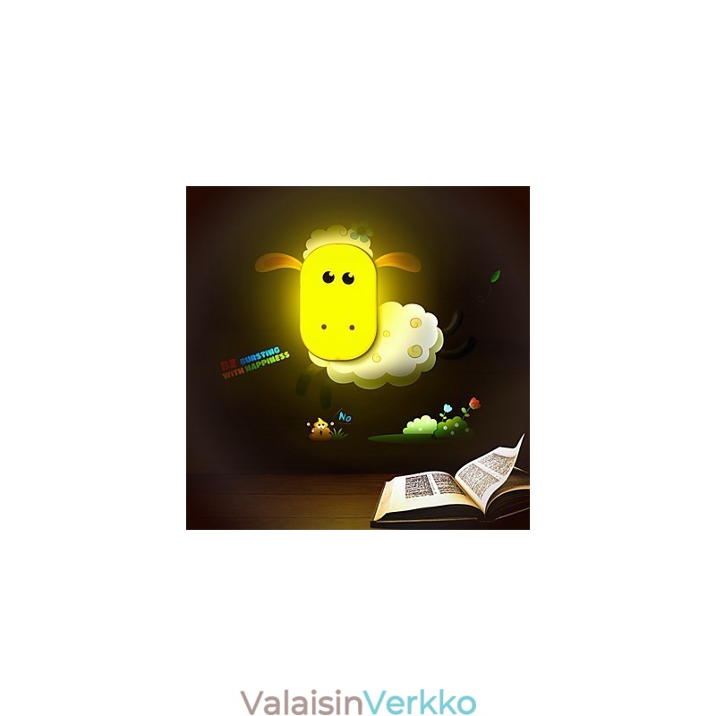 9*6*Hauska leikkiä Creative Spiritin älykkäällä valonsäädöllä Pienet yövalot, lasten seinävalaisimet