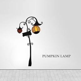 Pumpkin korkean lämpötilan kestävä muovivalo ja luova 3D-taustakuvaseinävalaisin