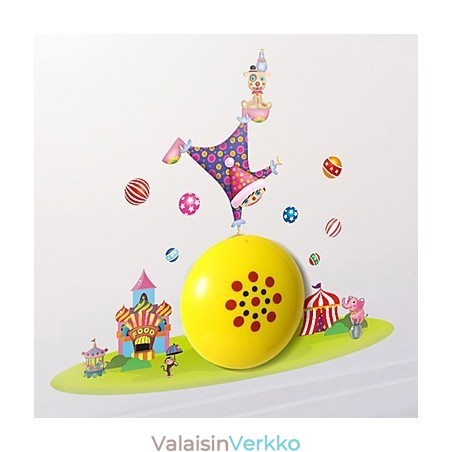 Klovni korkean lämpötilan kestävä muovivalo ja 10 C voi irrottaa Creative 3D-tapetit seinävalaisin Klovni korkean lämpötilan kestävä muovivalo ja 10 C voi irrottaa Creative 3D-tapetit seinävalaisin
