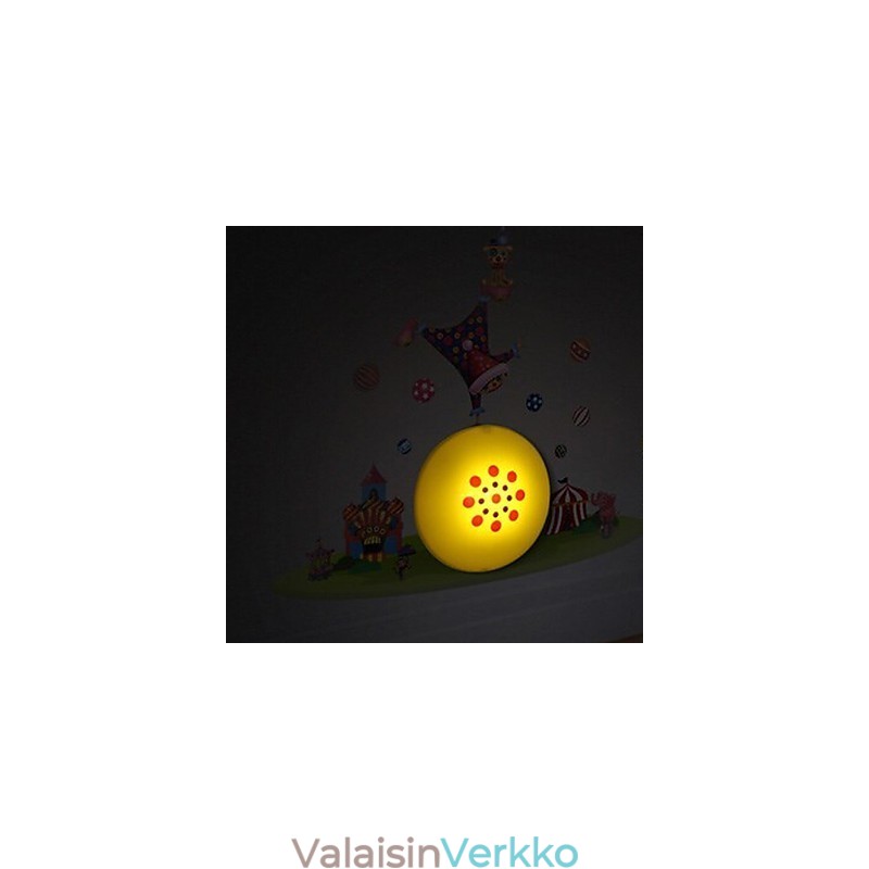 Klovni korkean lämpötilan kestävä muovivalo ja 10 C voi irrottaa Creative 3D-tapetit seinävalaisin