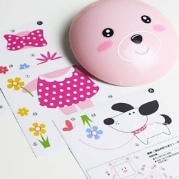 Seinätarrat karhuvalolla aktivoitu älykäs sähköinen induktio smetope koristeellinen seinävalaisin