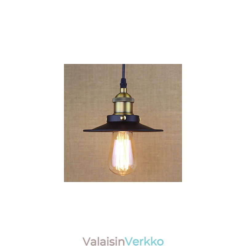 Amerikkalainen maalaistyylinen ultraminiatyyri retro teollinen yksinkertainen pieni riippuvalaisin