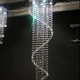 Kattokruunu Crystal Luxury Modern 4 valoa