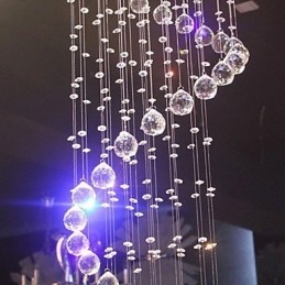 Kattokruunu Crystal Luxury Modern 4 valoa