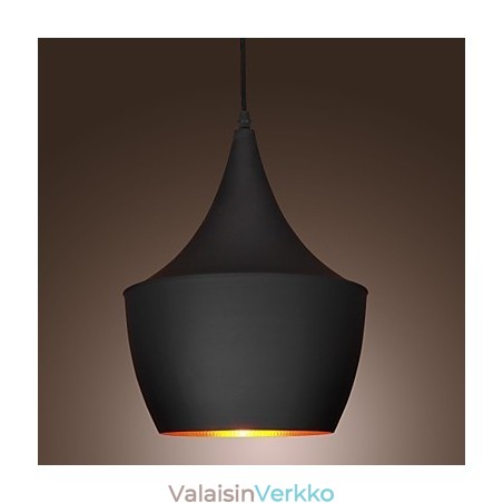 Riippuvalaisin Retro Vintage Tom Dixon Design Musta