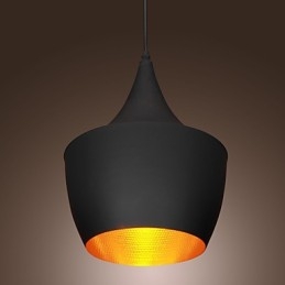 Riippuvalaisin Retro Vintage Tom Dixon Design Musta