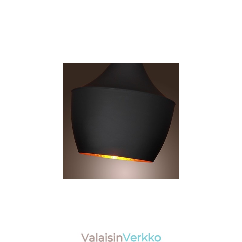 Riippuvalaisin Retro Vintage Tom Dixon Design Musta