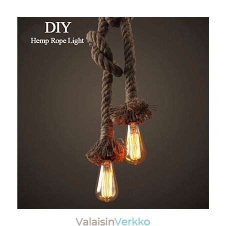 1 Kevyt DIY Art hamppuköysi Kevyt luova hamppuköysikruunu 1 Kevyt DIY Art hamppuköysi Kevyt luova hamppuköysikruunu