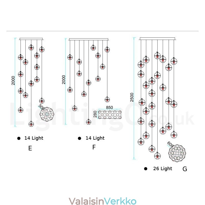 Creative Engineering Stage Meteorer Crystal Ball -riippuvalo