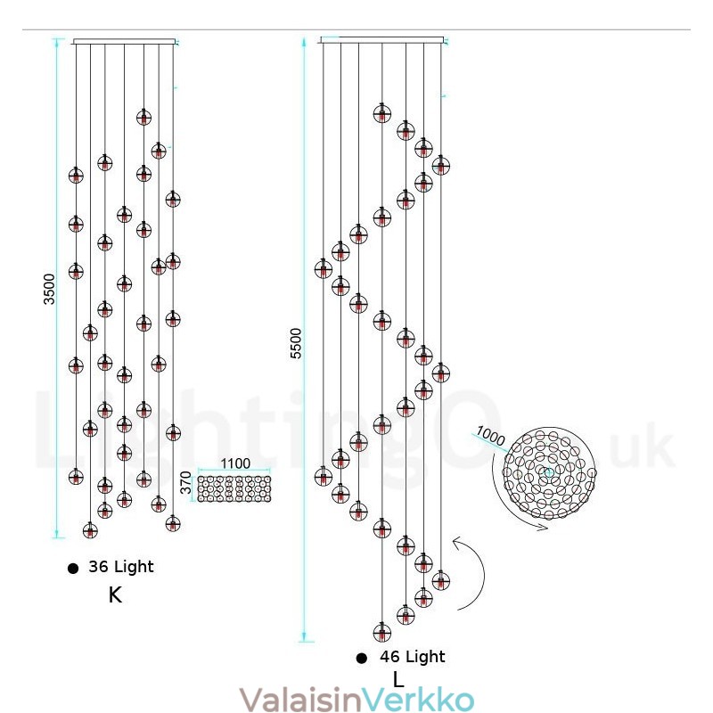 Creative Engineering Stage Meteorer Crystal Ball -riippuvalo