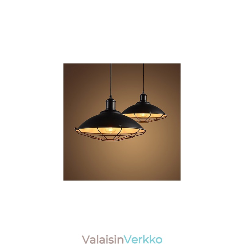 Retro teollinen riippuvalaisinkruunu