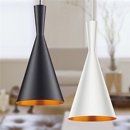 Riippuvalaisin Retro Vintage Tom Dixon Design Mustavalkoinen C Type Cafe riippuvalaisimet