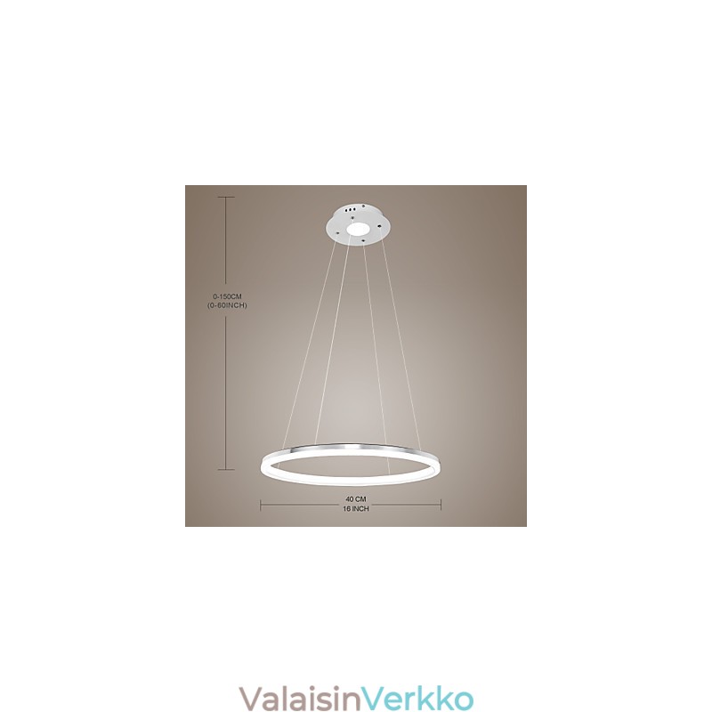 Moderni design riippuvalaisin Korkealaatuinen akryyli yksirengas istuvuus