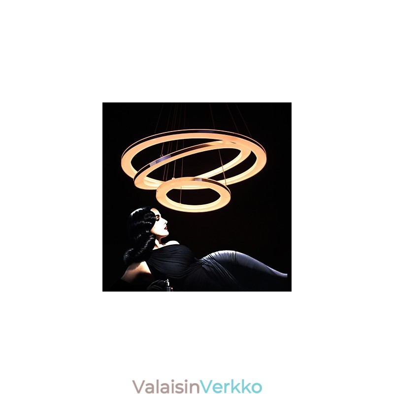Moderni riippuvalaisin 3 rengasta riippuvalaisin akryylia