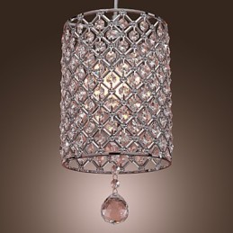 Crystal Drop -riippuvalaisin sylinterityylinen