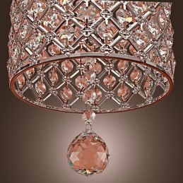 Crystal Drop -riippuvalaisin sylinterityylinen