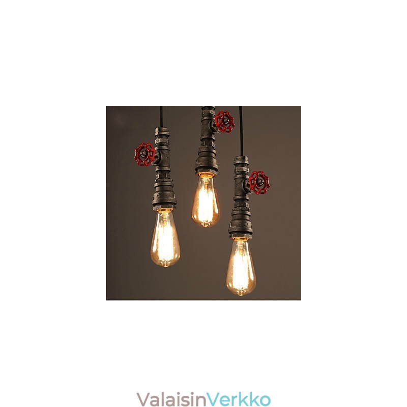 Retro riippuvalaisin Act Role Ofing Loft Decoration Maaseudun teollisuusputkiriippuvalaisin