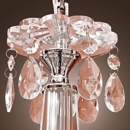 Kattokruunu Crystal Modern 2 Tasers Living 12 Lights