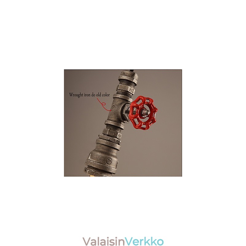 Retro riippuvalaisin Act Role Ofing Loft Decoration Maaseudun teollisuusputkiriippuvalaisin