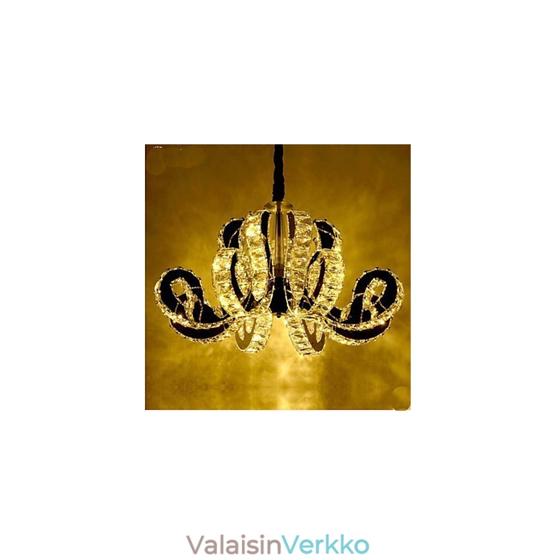 Kristalliriippuvalaisin Tophams-lamppu