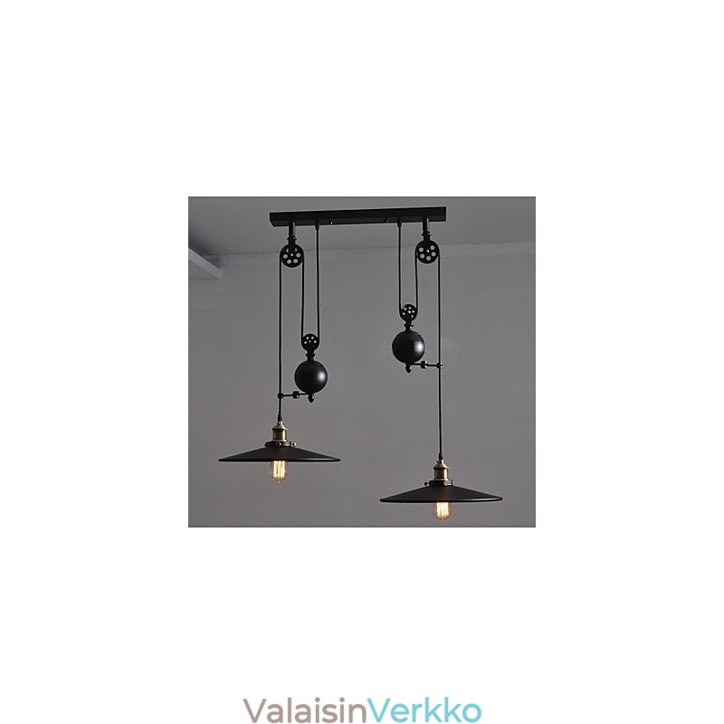 Creative metalliriippuvalaisin Moderni riippuvalaisimet Cafe-riippuvalaisin