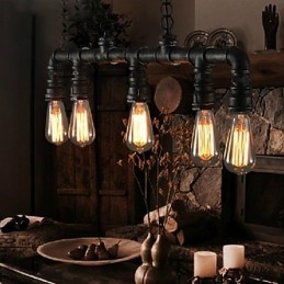 Perinteinen Klassinen Vintage Lyhty Country Retro Mini Style Maalaus Metal Riipus Valoruokailu