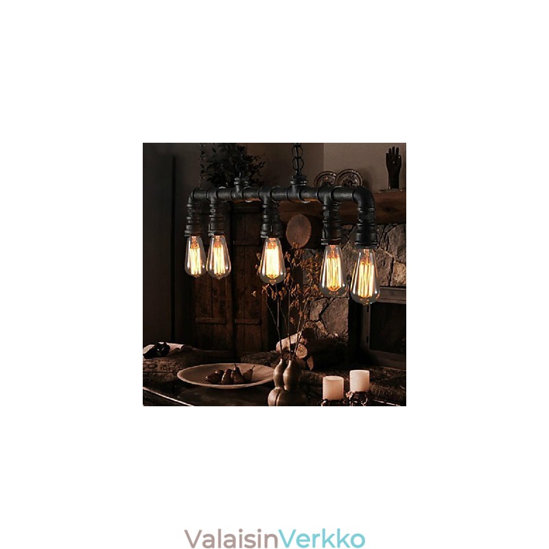 Perinteinen Klassinen Vintage Lyhty Country Retro Mini Style Maalaus Metal Riipus Valoruokailu