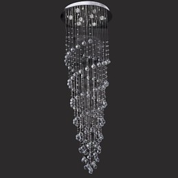 Moderni nykyaikainen Crystal Chrome -tasoteline