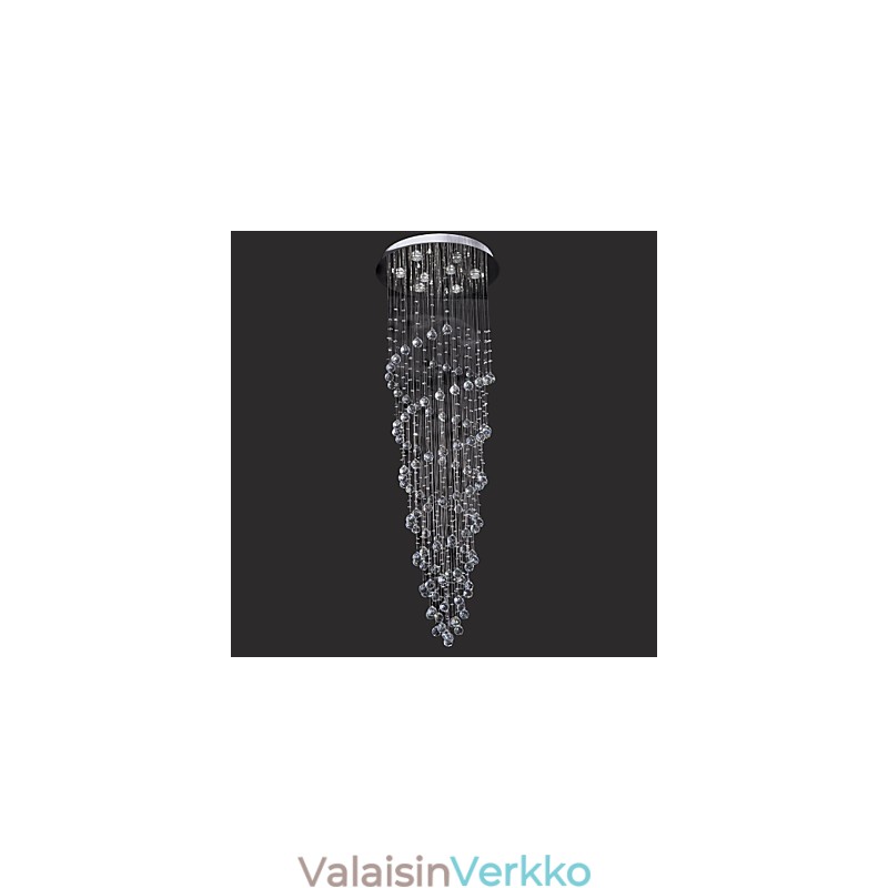 Moderni nykyaikainen Crystal Chrome -tasoteline