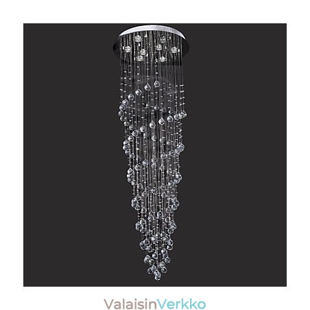 Moderni nykyaikainen Crystal Chrome -tasoteline Moderni nykyaikainen Crystal Chrome -tasoteline