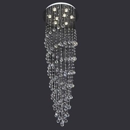 Moderni nykyaikainen Crystal Chrome -tasoteline
