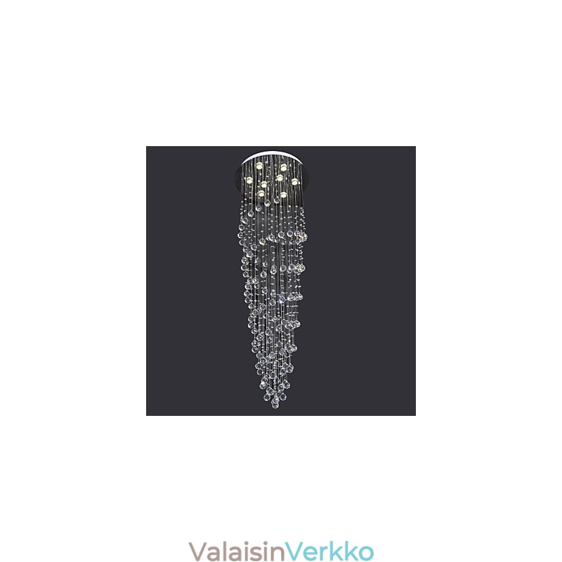Moderni nykyaikainen Crystal Chrome -tasoteline