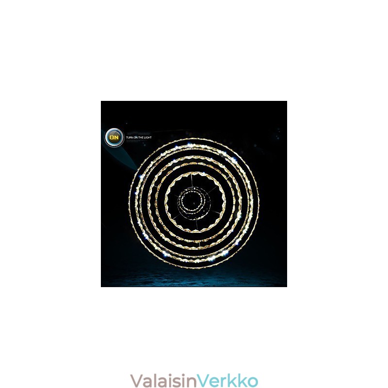 Moderni riippuvalaisin kirkas kristalli kattokruunu valaisin D100CM+D80CM+D60CM+D40CM