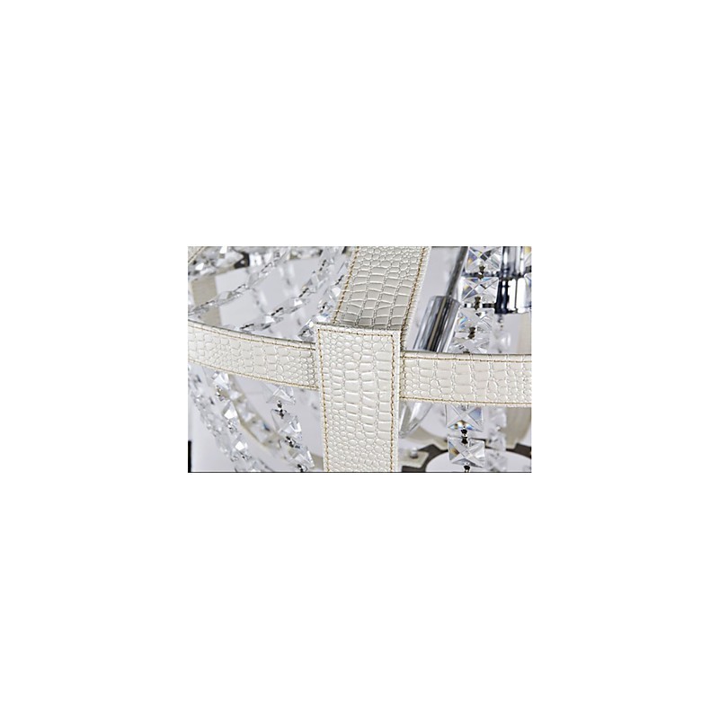 Postmoderni luksusnahkainen Crystal Creative Lron kattokruunu