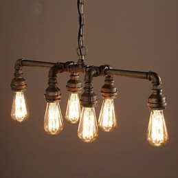 Edison Retro Loft Style Vintage Industrial Riipus kevytmetallinen vesiputkivalaisin Lampara Colgantes