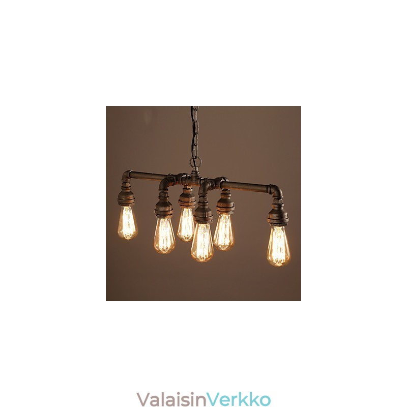 Edison Retro Loft Style Vintage Industrial Riipus kevytmetallinen vesiputkivalaisin Lampara Colgantes