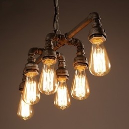 Edison Retro Loft Style Vintage Industrial Riipus kevytmetallinen vesiputkivalaisin Lampara Colgantes