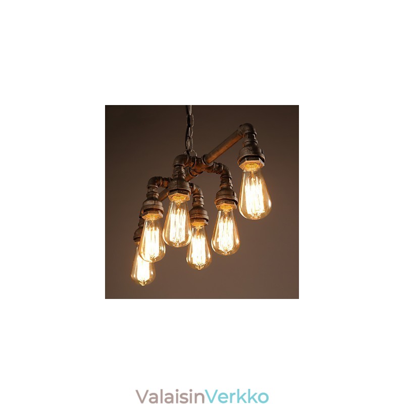 Edison Retro Loft Style Vintage Industrial Riipus kevytmetallinen vesiputkivalaisin Lampara Colgantes