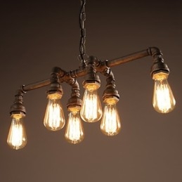 Edison Retro Loft Style Vintage Industrial Riipus kevytmetallinen vesiputkivalaisin Lampara Colgantes
