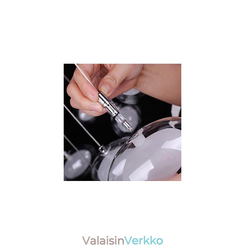 Moderni nykyaikainen kromimetalliriippuvalaisin