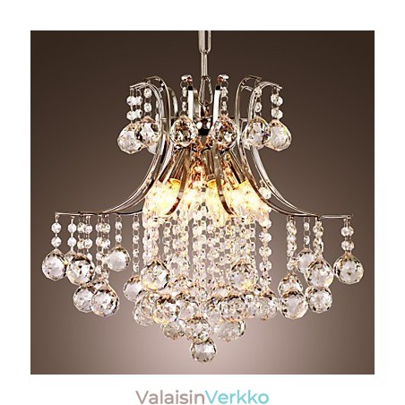 Riippuvalaisin Ylellinen moderni Crystal Living 6 valoa Riippuvalaisin Ylellinen moderni Crystal Living 6 valoa